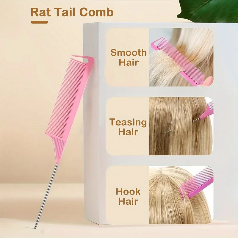 AliExpress 7-Piece Hairdressing Comb and Brush Set, view 5
