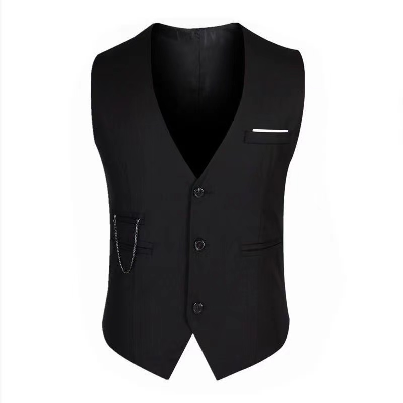 AliExpress Men's Slim Fit Dress Vest Waistcoat