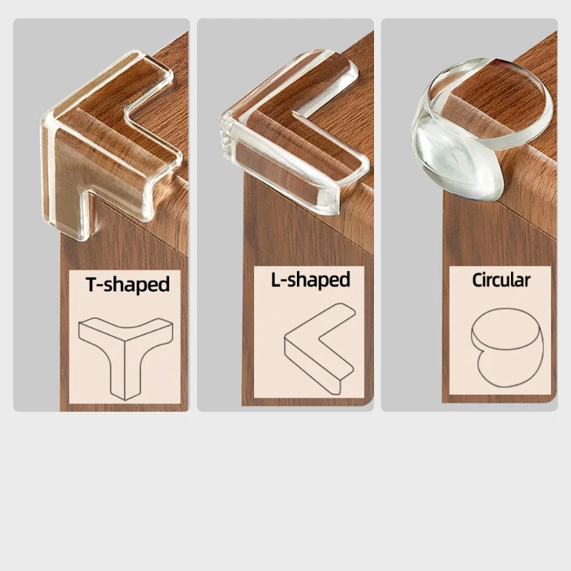 AliExpress 8/16Pc Upgraded Corner Protector Baby Safety Silicone Corner Guards and Edges Widened Thickened Furniture Table Corner Protector, view 3