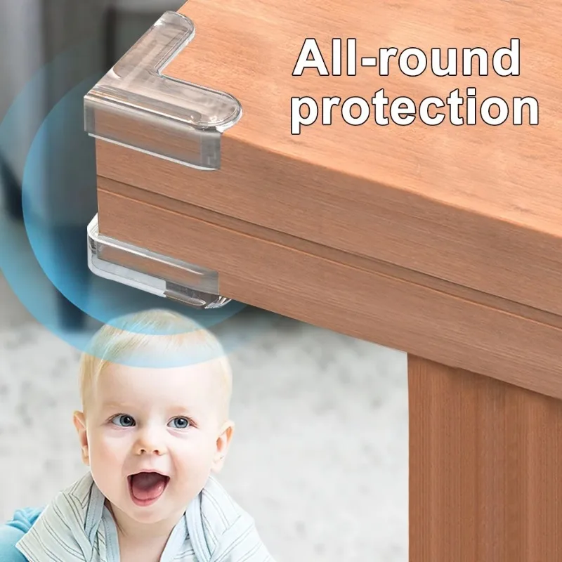 AliExpress 8/16Pc Upgraded Corner Protector Baby Safety Silicone Corner Guards and Edges Widened Thickened Furniture Table Corner Protector, view 4