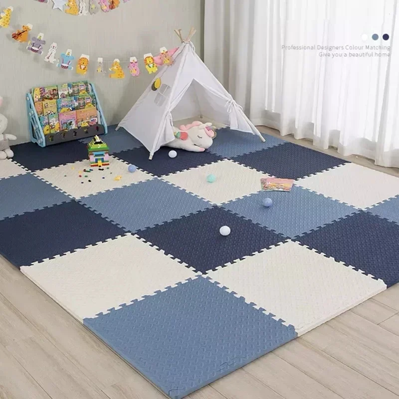 AliExpress 8-16pcs Baby Puzzle Floor Kids Carpet Bebe Mattress EVA Foam Baby Blanket Educational Toys Play Mat for Children 30x1cm