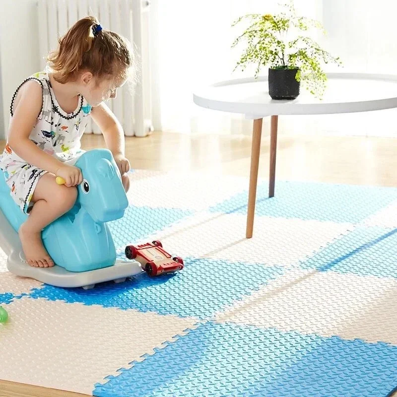 AliExpress 8-16pcs Baby Puzzle Floor Kids Carpet Bebe Mattress EVA Foam Baby Blanket Educational Toys Play Mat for Children 30x1cm, view 2
