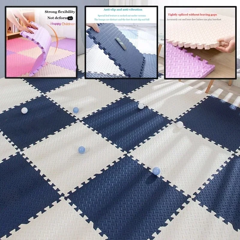 AliExpress 8-16pcs Baby Puzzle Floor Kids Carpet Bebe Mattress EVA Foam Baby Blanket Educational Toys Play Mat for Children 30x1cm, view 4