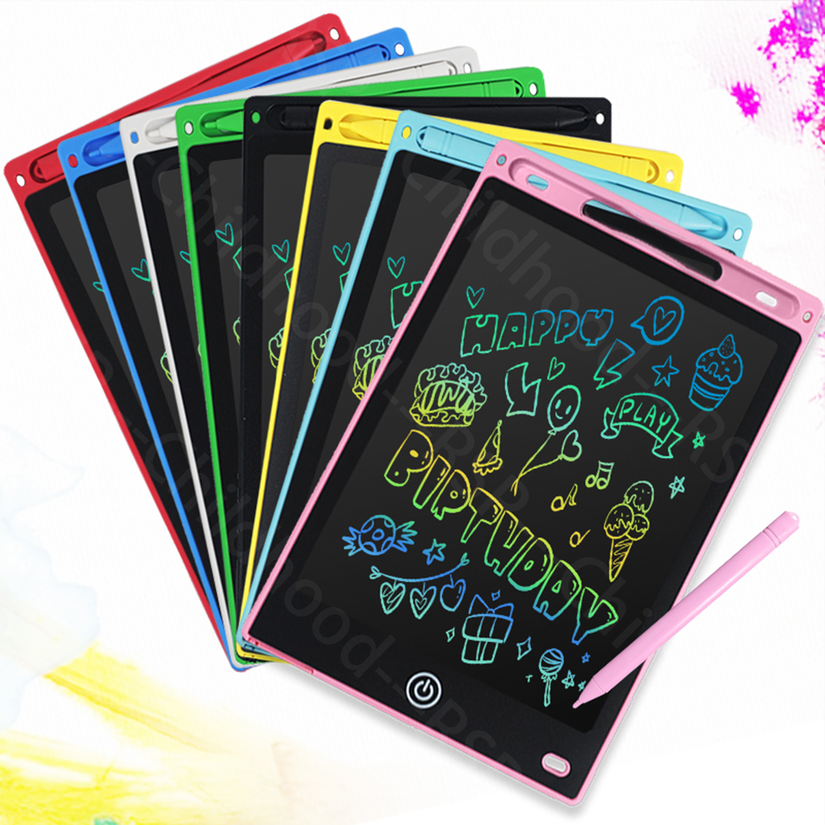 AliExpress 8.5 Inch LCD Drawing Tablet Electronic Writing Board Handwriting Pads Portable Electronic Tablet for 3 4 5 6 7 8 Years Kids Gift, view 2