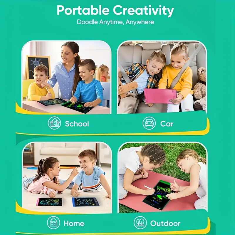 AliExpress 8.5 Inch LCD Drawing Tablet Electronic Writing Board Handwriting Pads Portable Electronic Tablet for 3 4 5 6 7 8 Years Kids Gift, view 6