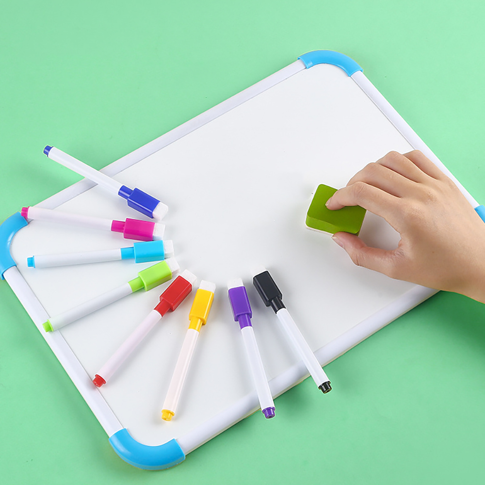 AliExpress 8 Colors Whiteboard Pens Set Bullet Tip Small Size Magnetic  No Magnetic Whiteboard Dry Erase Markers Kids Graffiti Drawing Pen, view 3