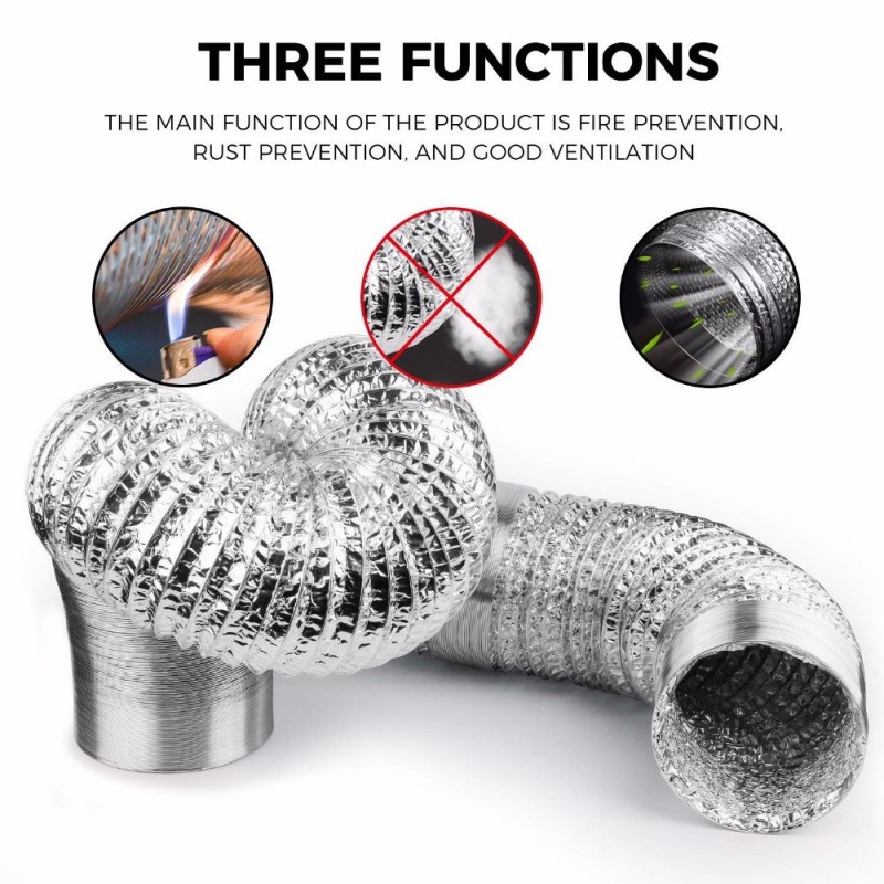 AliExpress Flexible Aluminum Foil Ventilation Duct Hose
