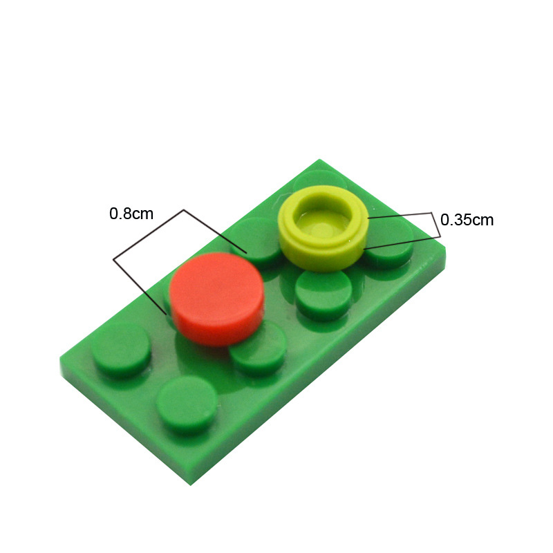 AliExpress 800PCS FLAT Tile 1x1 Dots Round Bricks 35381 98138 MOC DIY Building Blocks Parts for Mosaic Portrait Art Design Children Toys, view 5