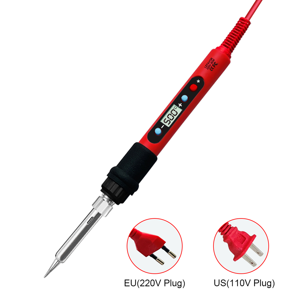 AliExpress 80W Adjustable Temperature Soldering Iron Kit, view 4