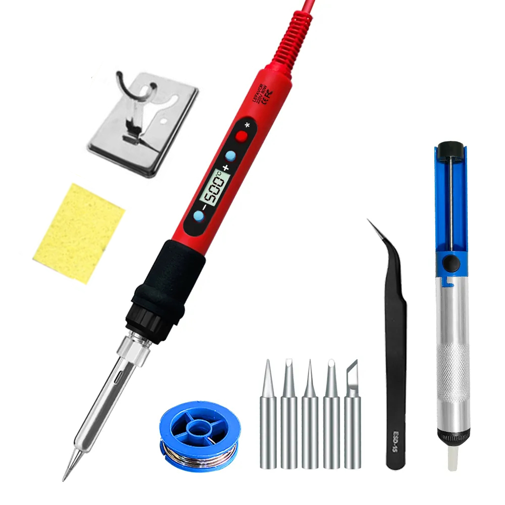 AliExpress 80W Adjustable Temperature Soldering Iron Kit
