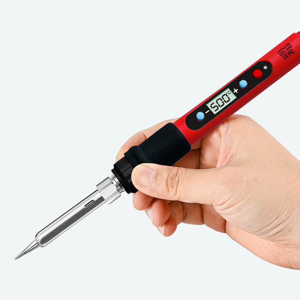 AliExpress 80W Adjustable Temperature Soldering Iron Kit, view 5
