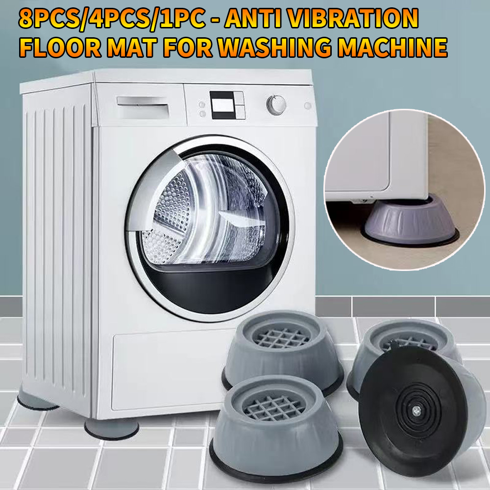 AliExpress 8PCS/4PCS/1PC - washing machine shock pad, washing machine silicone foot pad, suitable for daily washing machine shock and noise