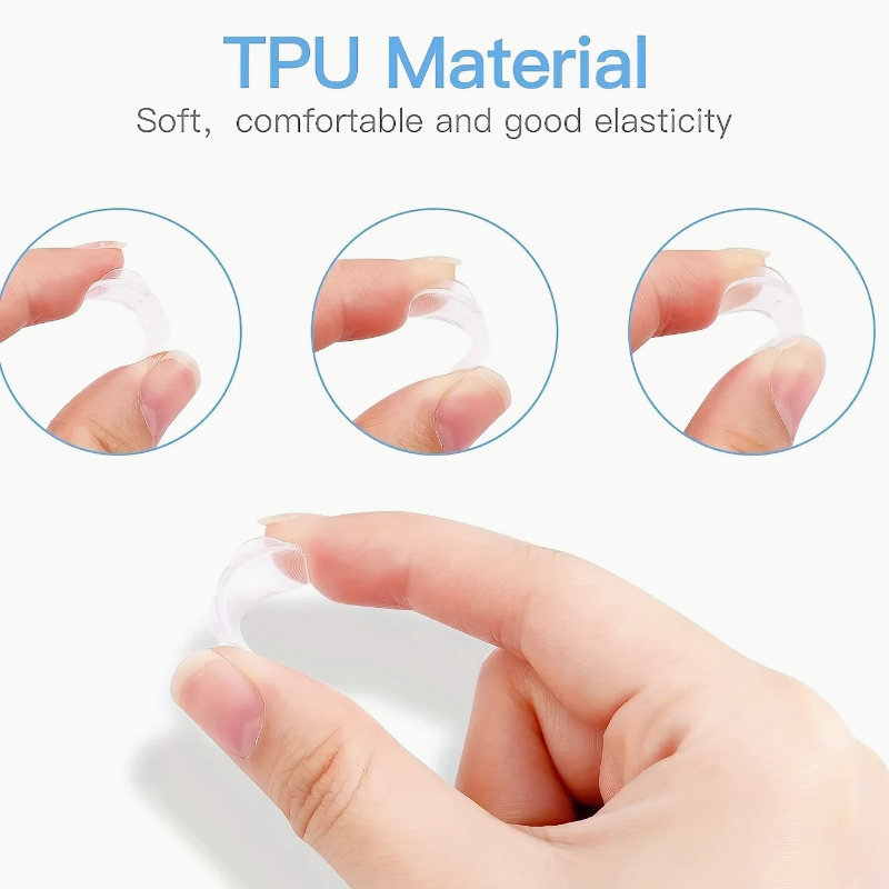 AliExpress 8-Piece Transparent Ring Size Adjuster Set, view 3
