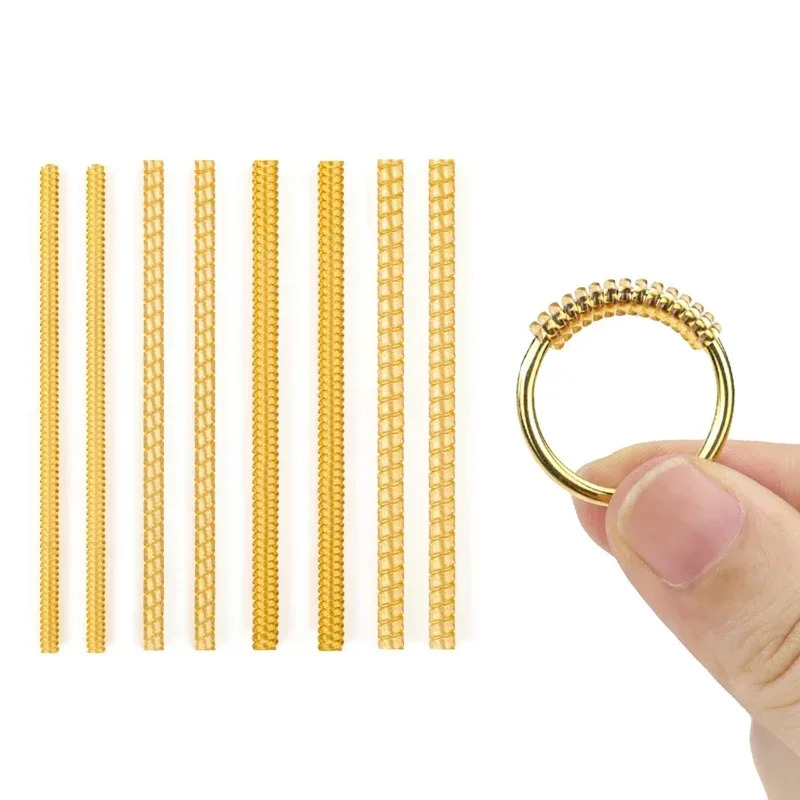 AliExpress 8-Piece Invisible Silicone Ring Size Adjuster Set, view 2