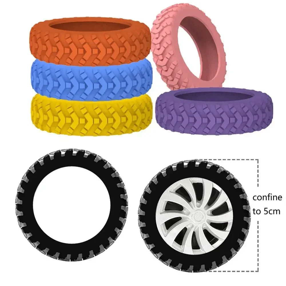 AliExpress 8Pcs Thicken Texture Silicone Wheels Protector Travel Luggage Caster Shoes Reduce Noise Wheels Guard Cover Luggage Accessories, view 2