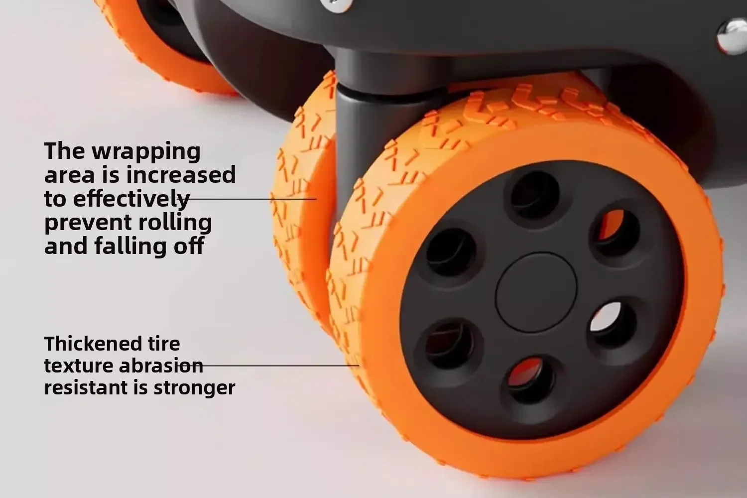 AliExpress 8Pcs Thicken Texture Silicone Wheels Protector Travel Luggage Caster Shoes Reduce Noise Wheels Guard Cover Luggage Accessories, view 4