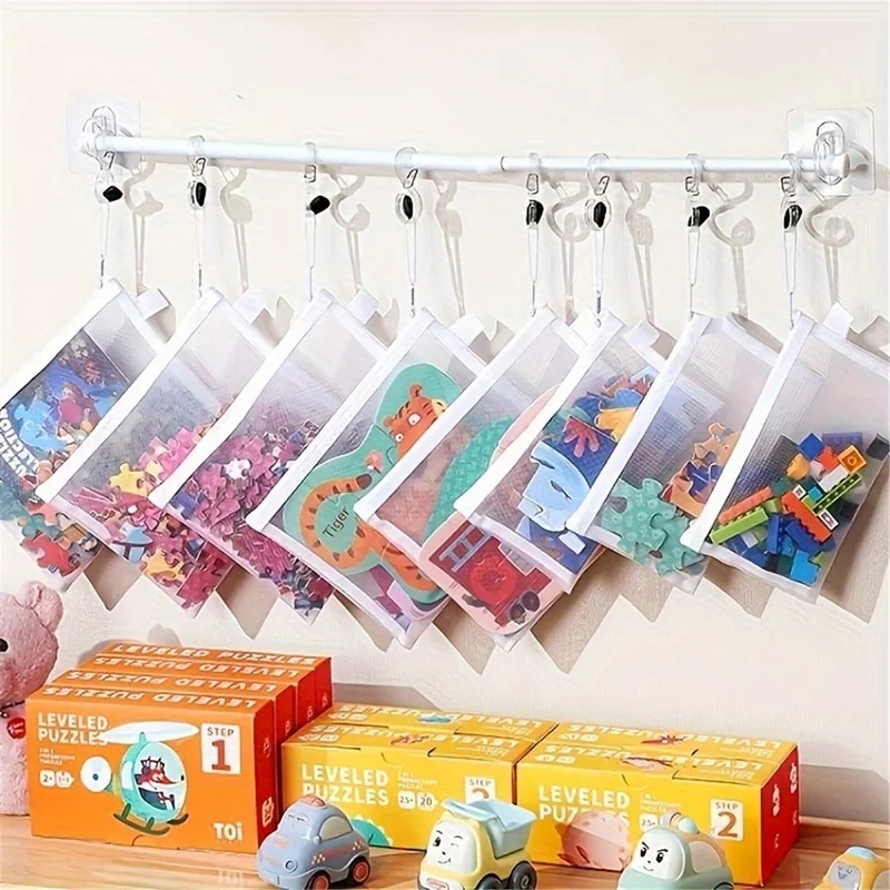 AliExpress Clear Zipper Mesh Travel Pouches (8-Piece Set)