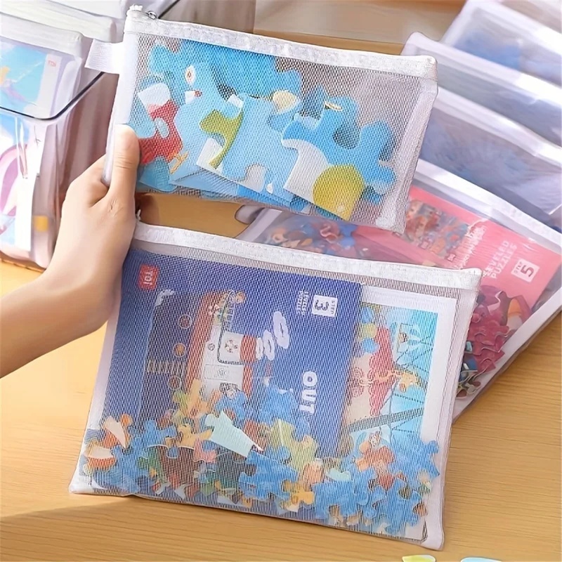 AliExpress Clear Zipper Mesh Travel Pouches (8-Piece Set), view 5