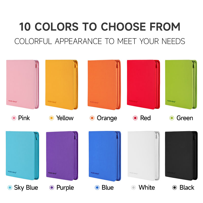 AliExpress 9/12 Pocket Zipper Card Binder, Trading card album, Durable Side Loading Card for mtg tcg for football, view 2