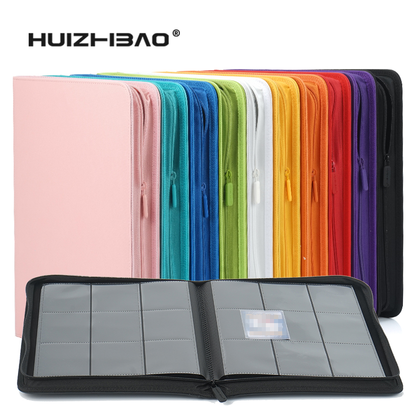 AliExpress 9/12 Pocket Zipper Card Binder, Trading card album, Durable Side Loading Card for mtg tcg for football, view 6