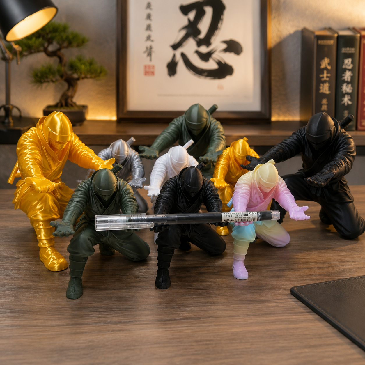 AliExpress 3D-Printed Ninja Pen Holder (9 cm), view 2