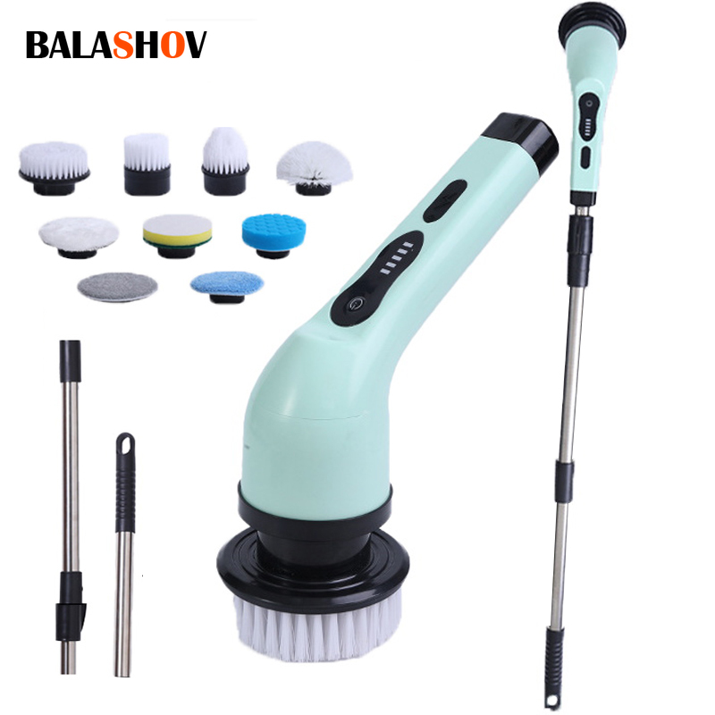 AliExpress 9-in-1 Electric Spin Cleaning Brush Set