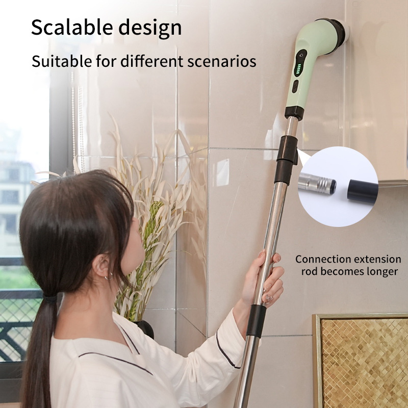 AliExpress 9-in-1 Electric Spin Cleaning Brush Set, view 2