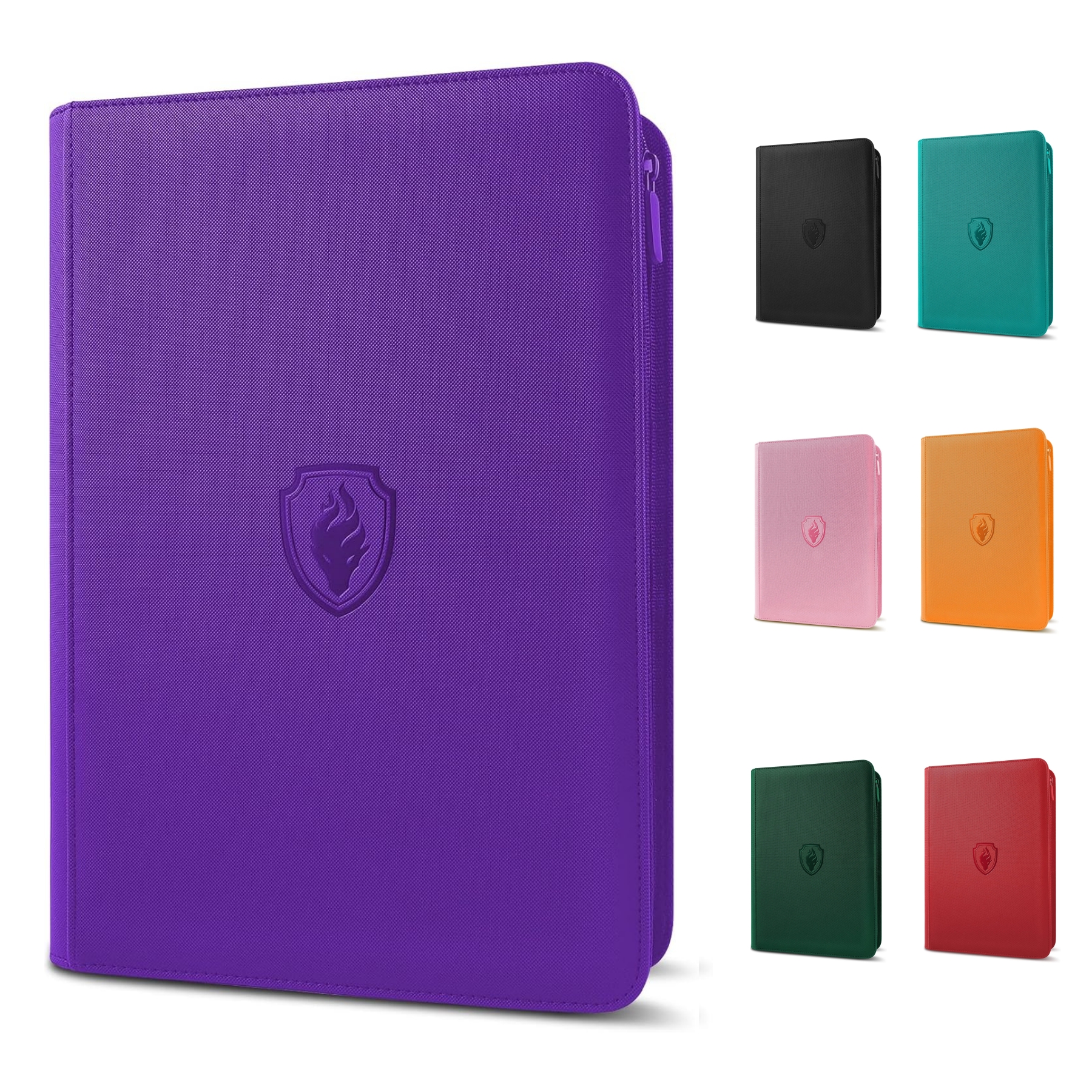 AliExpress 9 Pocket Zipper Card Binder, 360 Trading Card Holder Book, Premium PU Cover Zip Binder for Cards, Durable Side Loading Card