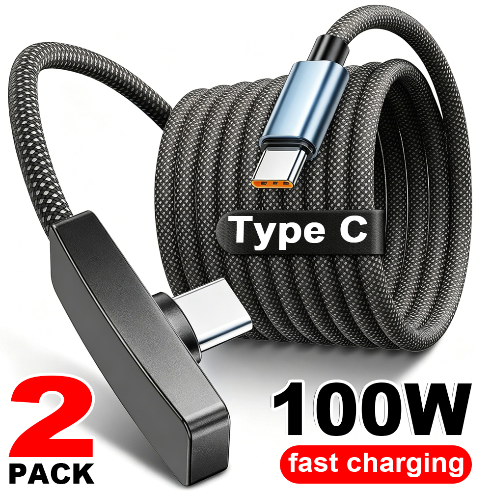 AliExpress 90-Degree Right-Angle USB-C Cable (100W)
