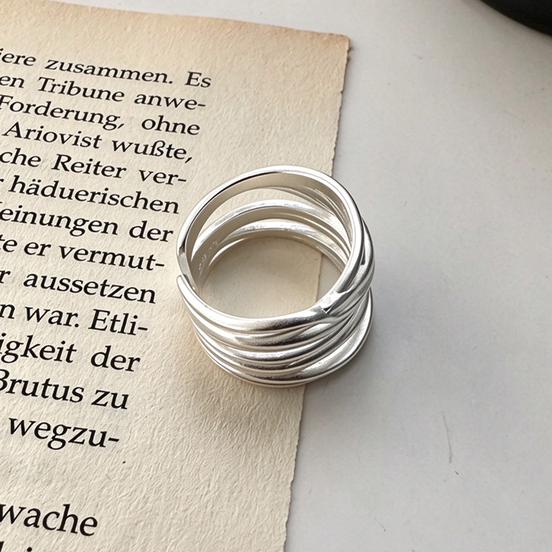 AliExpress Adjustable Vintage Punk 925 Silver Ring, view 3