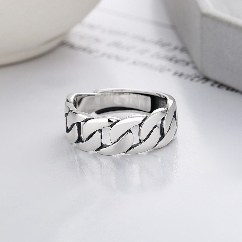 AliExpress Vintage 925 Sterling Silver Ring for Women, view 4