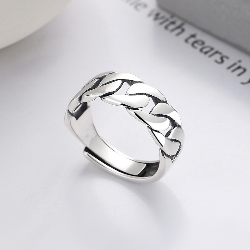 AliExpress Vintage 925 Sterling Silver Ring for Women, view 5