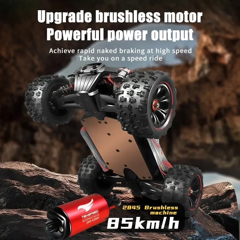 AliExpress 9522PRO 85KM/H High-speed RC Car Brushless Four-wheel Drive Off-road Drift 1:16 Professional Racing Car 9522 50KM/H Boy's Toy, view 4