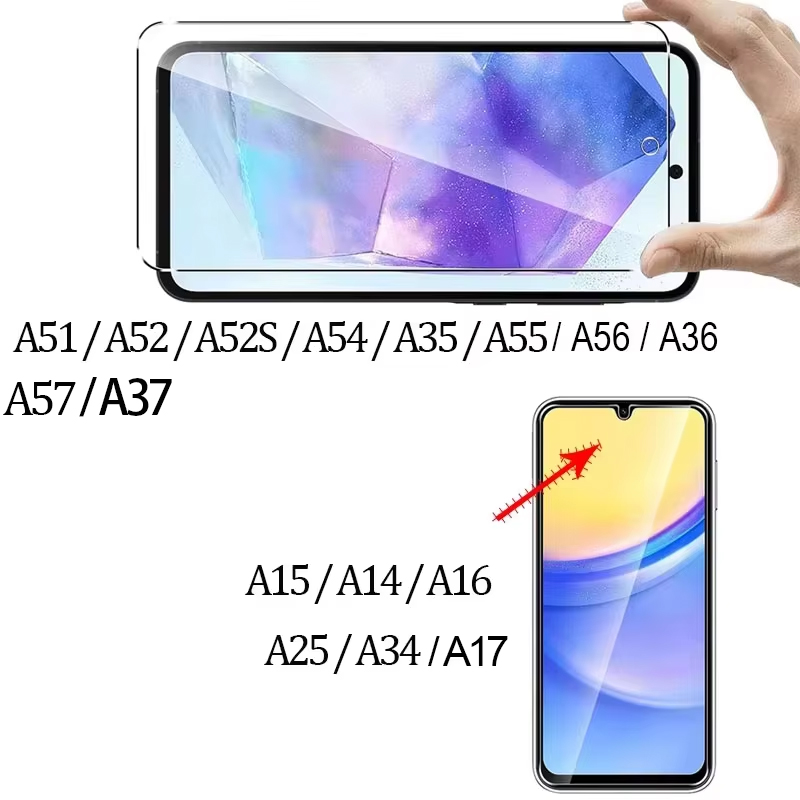 AliExpress 9H Screen Protector for Samsung A15 A16 A56 A36 A17 A14 A25 A24 A55 A53 A52 A57 A37 A34 A35 Tempered Glass Samsung Galaxy A15, view 4