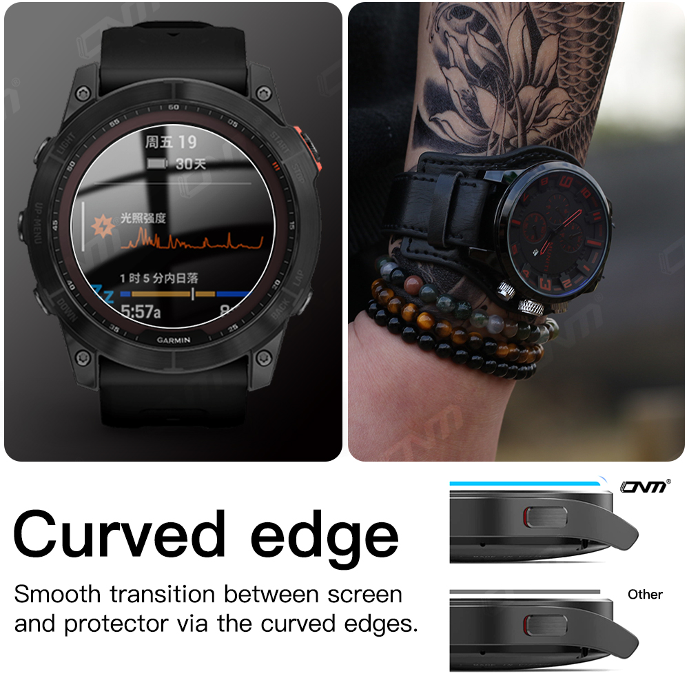 AliExpress 9H Tempered Glass For Garmin Fenix 8 7X 6X Pro 7 6 7S 6S 5 5S Solar AMOLED Screen Protector Glass Anti-scratch Film Accessories, view 3