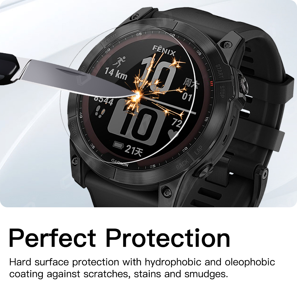 AliExpress 9H Tempered Glass For Garmin Fenix 8 7X 6X Pro 7 6 7S 6S 5 5S Solar AMOLED Screen Protector Glass Anti-scratch Film Accessories, view 4