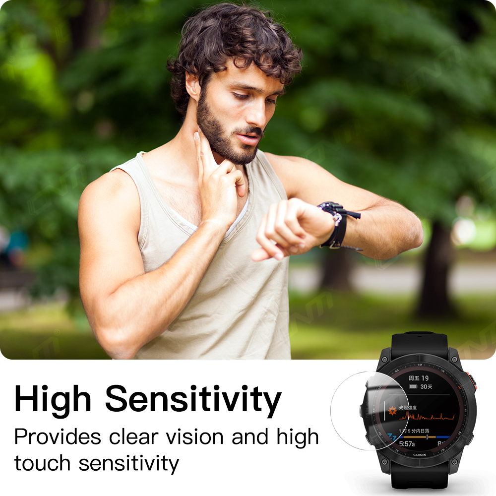 AliExpress 9H Tempered Glass For Garmin Fenix 8 7X 6X Pro 7 6 7S 6S 5 5S Solar AMOLED Screen Protector Glass Anti-scratch Film Accessories, view 6