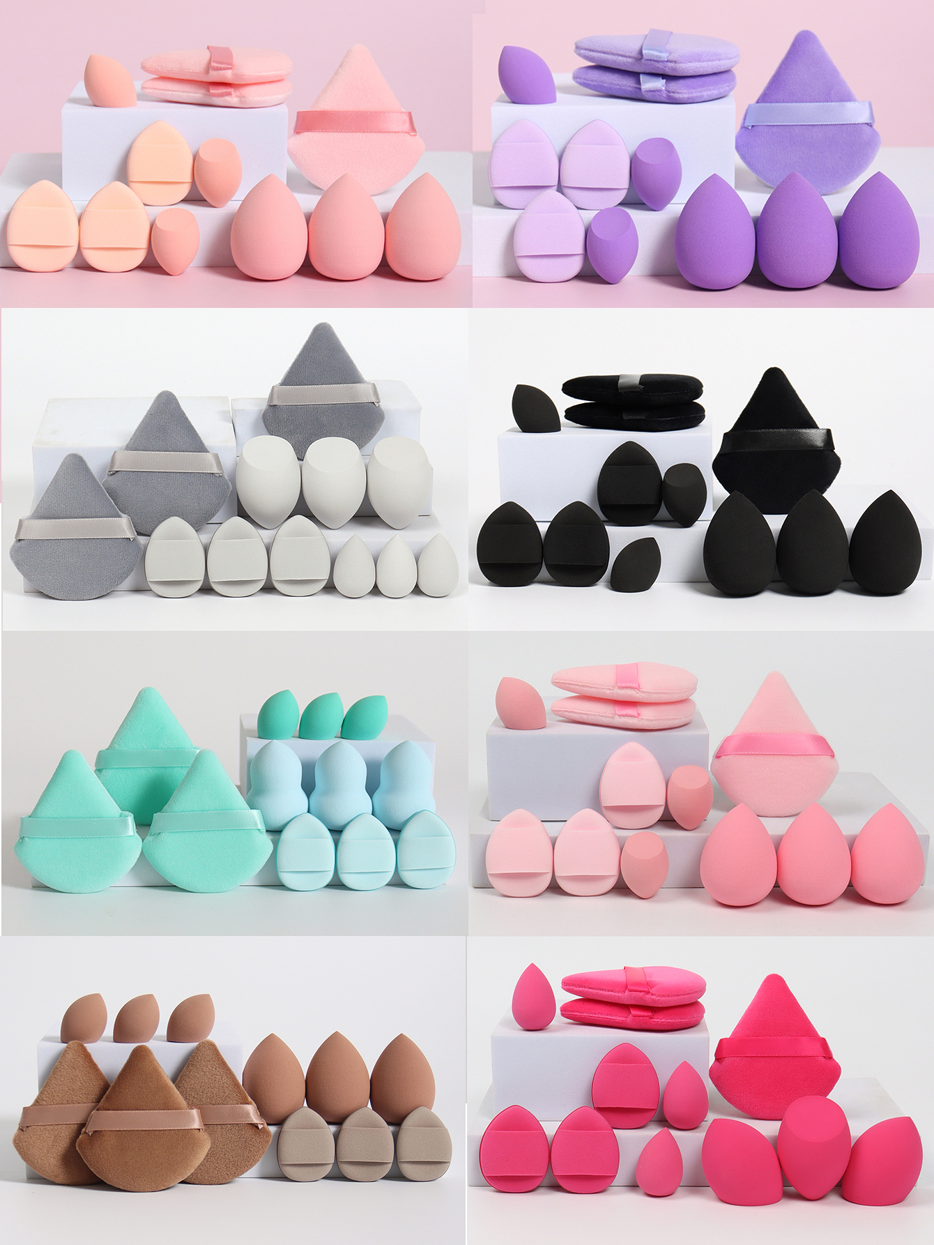 AliExpress Makeup Sponge and Powder Puff Set (12-Piece)