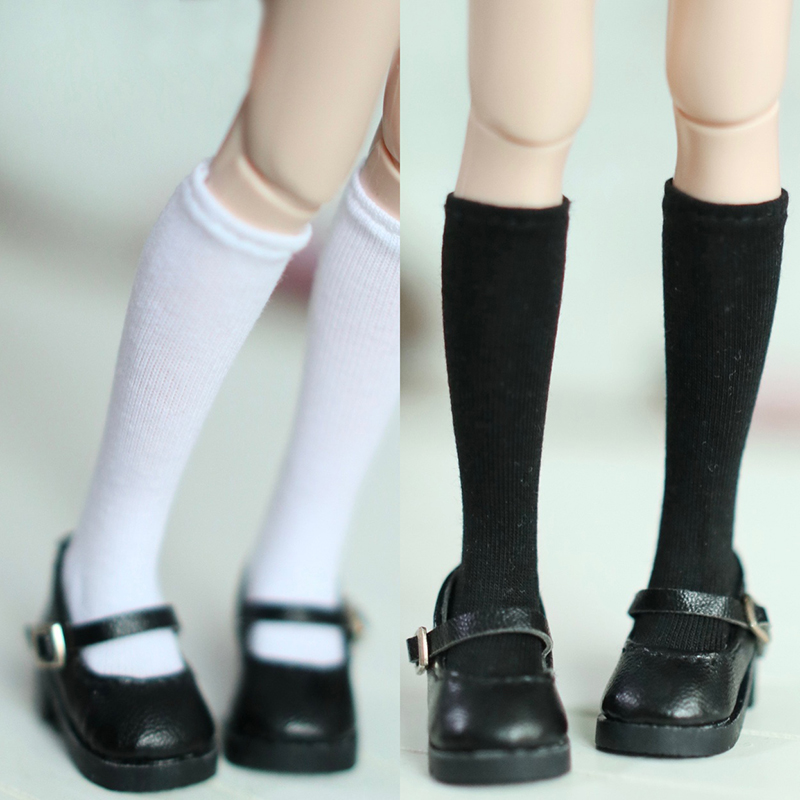 AliExpress A Pair of Blyth Doll Lace Socks Cute Long White Sock for Blythe Licca Azone OB24 Pullip 1/6 Dolls Accessories Outfit Gifts, view 6