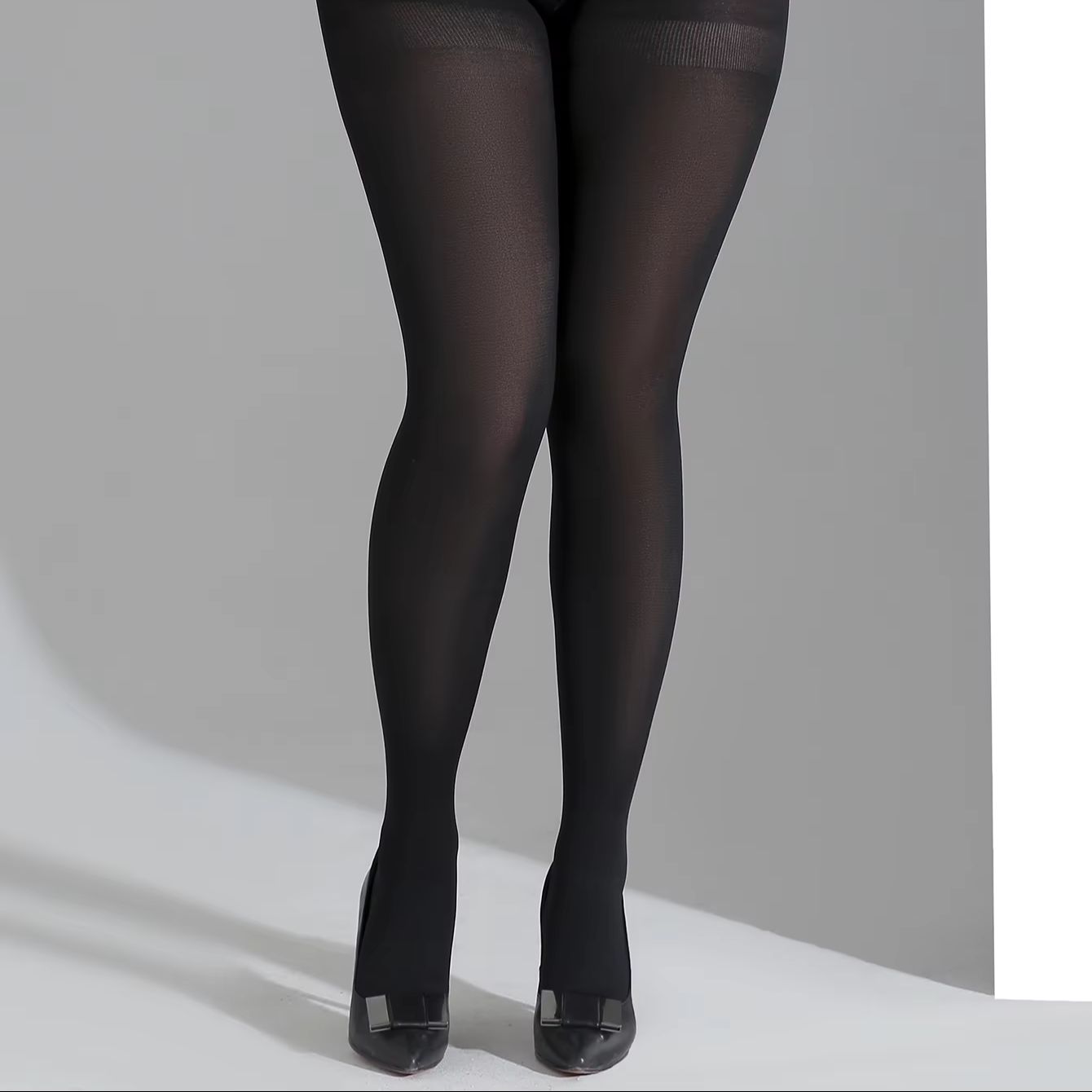 AliExpress A PAIRS Transparent Black Solid Color Plus Size Pantyhose Ultra-thin Nylon Stocking Korea Slim High Quality Tights
