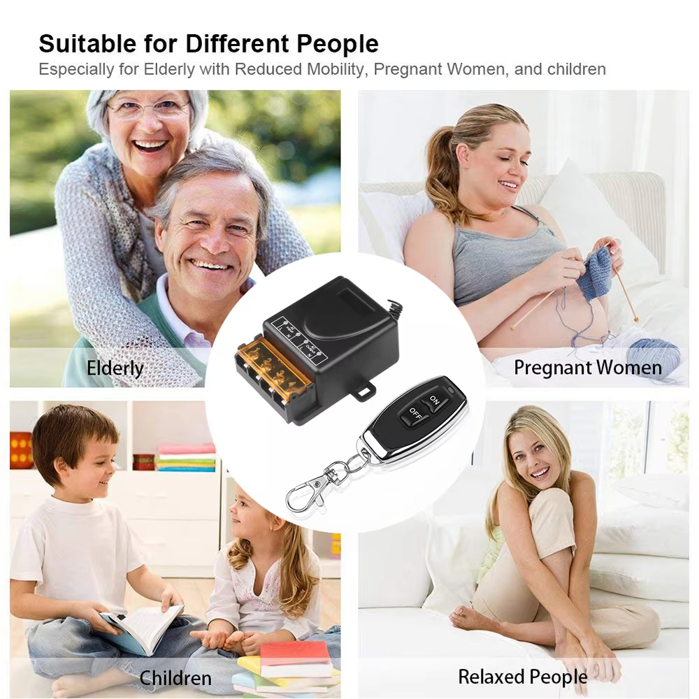 AliExpress AC 220V 30A Relay Universal Remote Control Switch 433mhz Wireless Switch and On Off Transmitter for Light Lamp Water Pump Door, view 5