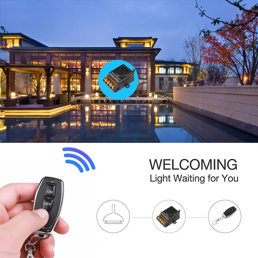 AliExpress AC 220V 30A Relay Universal Remote Control Switch 433mhz Wireless Switch and On Off Transmitter for Light Lamp Water Pump Door, view 6
