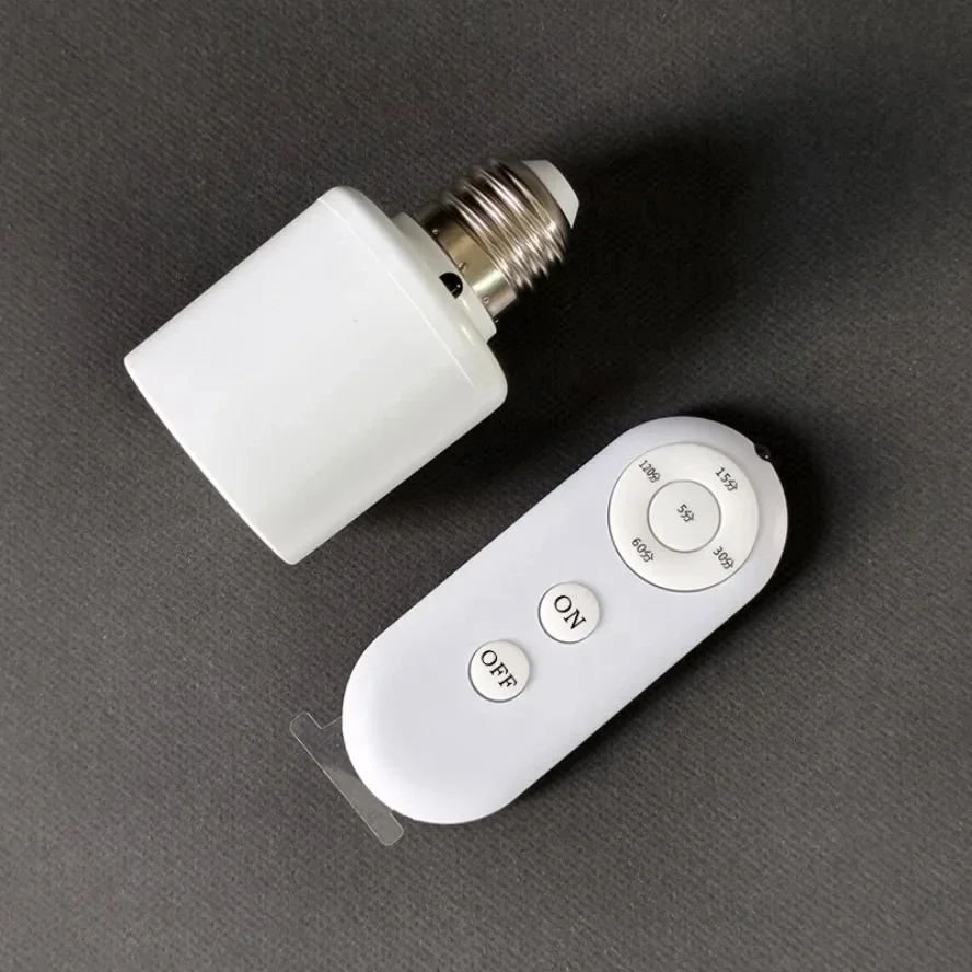 AliExpress AC110-240V Intelligent E27 Lamp Base Remote Control/5.8G Radar Sensing Lamp Holder Converter for LED/Energy-saving/Incandescent, view 4
