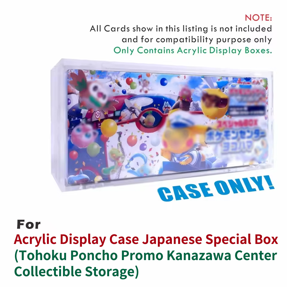 AliExpress Acrylic Display Case Japanese Special Box Tohoku Poncho Promo Kanazawa Center Collectible Storage, view 2