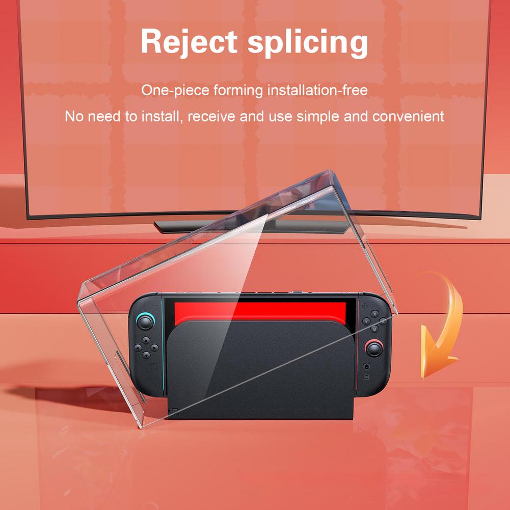 AliExpress Acrylic Dust Cover For Switch2 Game Console Dustproof Waterproof Transparent Acrylic Hard Covers Game Shell Case Accessories, view 3