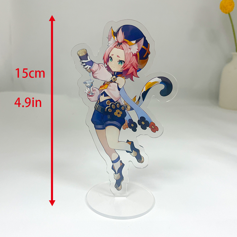AliExpress Acrylic Stand Printing Hologram Custom Animation Stand Cartoon Acrylic Stand, view 4