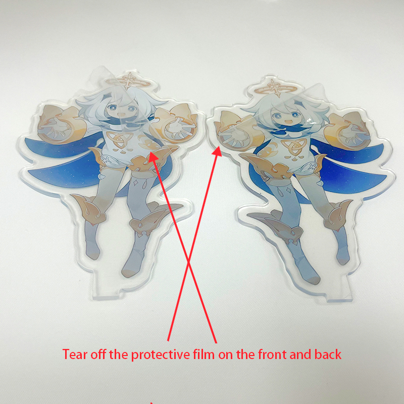AliExpress Acrylic Stand Printing Hologram Custom Animation Stand Cartoon Acrylic Stand, view 5