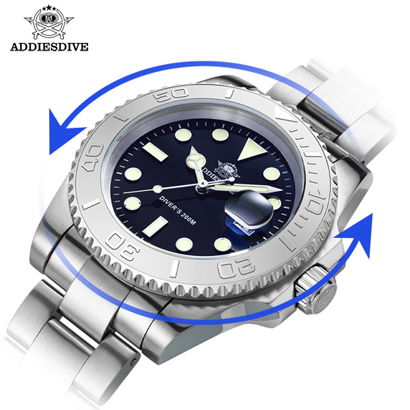AliExpress ADDIESDIVE Men's Quartz Dive Watch with Ceramic Bezel, view 4