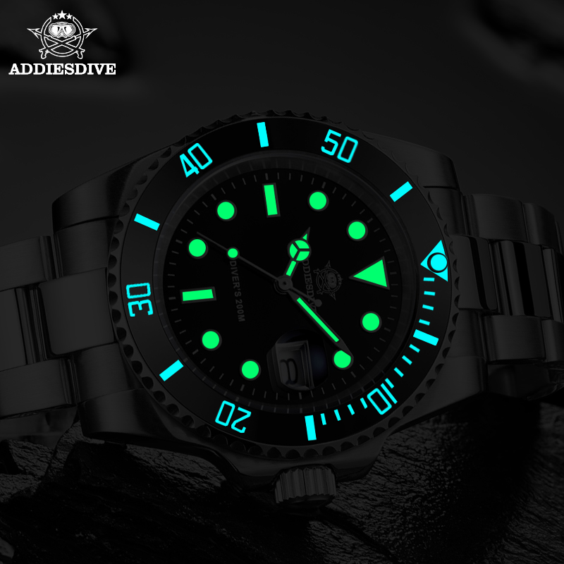 AliExpress ADDIESDIVE Stainless Steel Quartz Watch (200M), view 6