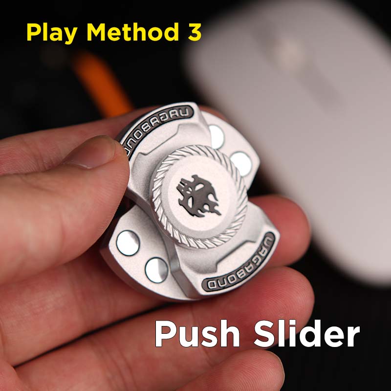 AliExpress ADHD Focus Tool EDC Fidget 3-in-1 Fidget Toy Magnetic Spinner Push Play Gadget Stress Relief for Anxiety Kids Adults, view 4